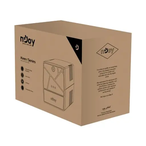 Источник бесперебойного питания Njoy Keen 2000 (UPLI-LI200KU-CG01B) Lin.int., AVR, 4 x евро, USB, пластик - фото 5