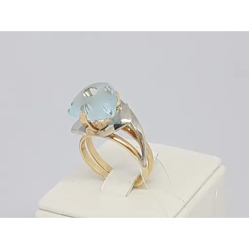 Золотое кольцо Qvaliz с топазом. 7В600105736/25 18 - фото 5