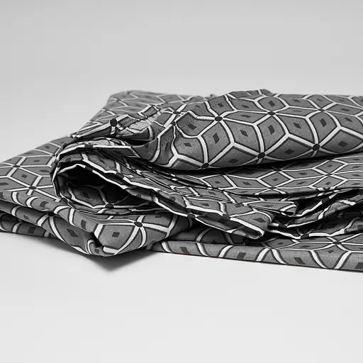 Простирадло Moon&Star Grey Labyrinth Бязь Gold Люкс 180х220 см - фото 1