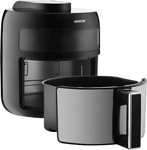 Мультипечь Sencor VITA 1500Вт 5л сенсорное управление 8 программ нержавеющая сталь пластик серо-черный - фото 9
