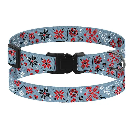 Ошейник для собак Баркси Urban патриотический Калина