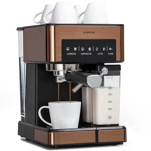 Кофеварка Klarstein Arabica Comfort 1350 W 20 бар (10041524) Бронза
