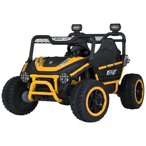 Електромобіль дитячий Bambi Багі M 6208EBLR-6 24V м'які колеса EVA жовтий
