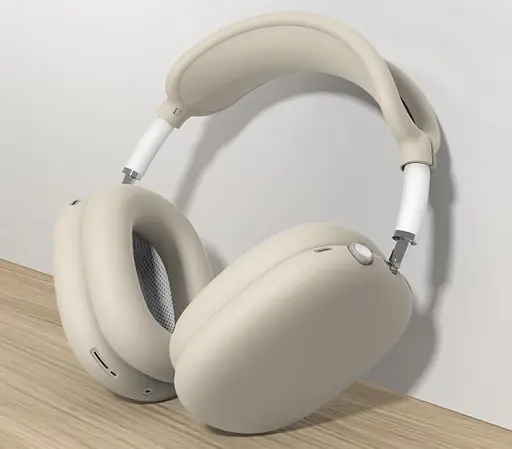 Чохол-накладка DK для Apple AirPods Max 1/2 | Silicone Candy Friendly 3в1 (ivory) - фото 3