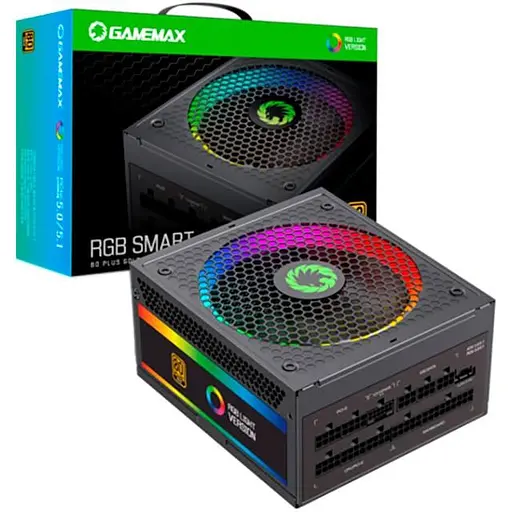 Блок живлення GameMax 1050W RGB1050 PRO (ATX3.03.1 PCIe5.0 (RGB1050 PRO (ATX3.03.1 PCIe5.0) - фото 7