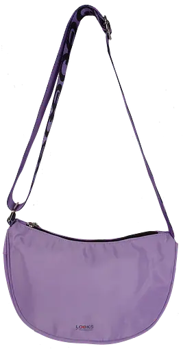 Женская наплечная сумка Looks Hip Bag by Wolfgang Joop лиловая sum0028695 - фото 2