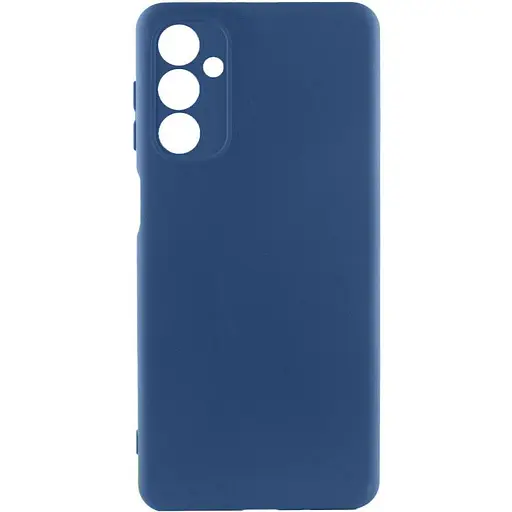 Чохол TPU Getman Liquid Silk Full Camera для Samsung Galaxy A34 5G Синій / Navy Blue