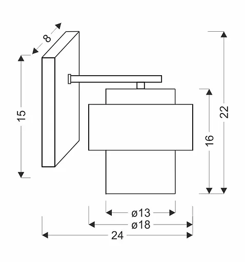 Бра Candellux 21-09470 Spiega - фото 3
