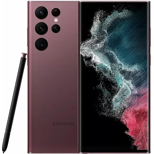 Смартфон Samsung Galaxy S22 Ultra 5G 12/512Gb Burgundy (SM-S908E) (1sim+eSIM)