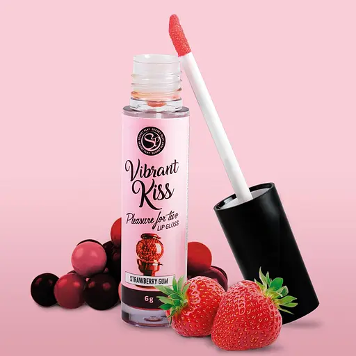 Блиск для губ Secret Play Vibrant Kiss Strawberry Gum 6 мл - фото 3
