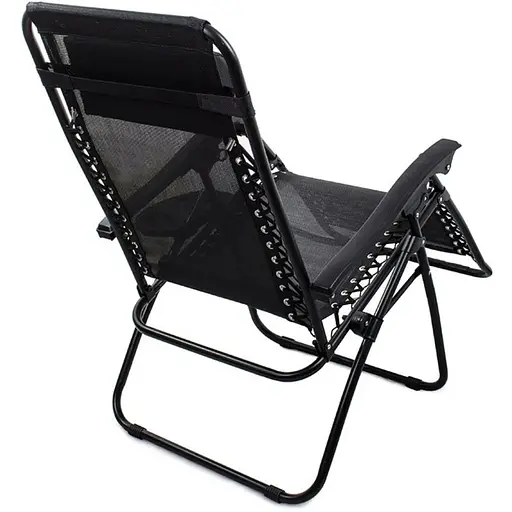 Шезлонг лежак Outtec Zero Gravity раскладной серый - фото 9