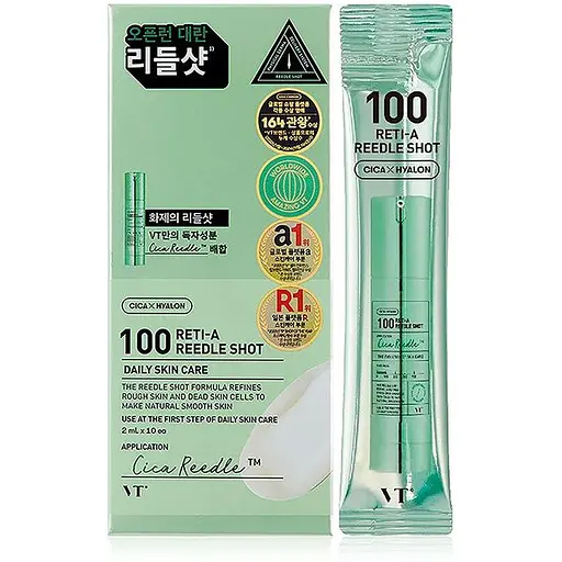 Сироватка-бустер VT Cosmetics Reti-a Reedle Shot 100 10 шт. по 2 мл - фото 1