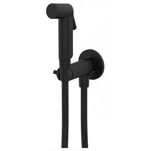 Гігієнічний душ GRB Black Rondo чорний 08225102, Чорний матовий - фото 1