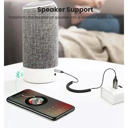 Адаптер Ugreen CM309 Bluetooth Car Receiver Блютуз ресивер с микрофоном для автомобиля - фото 5