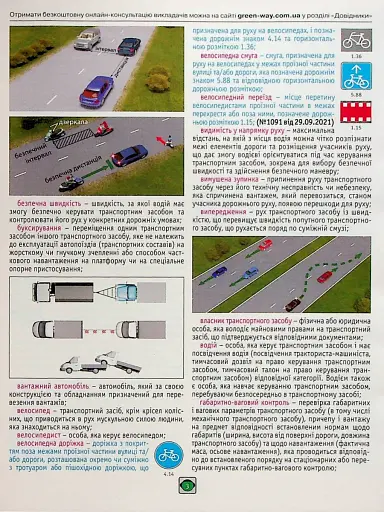 Правила дорожнього руху України 2023 в ілюстраціях (голуб укр) - фото 3