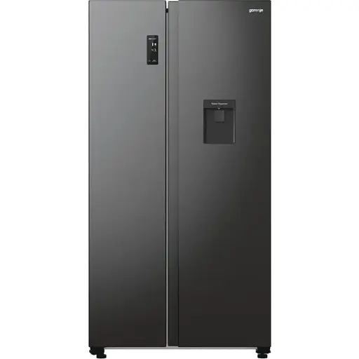 Холодильник Gorenje SBS 179х67х92 см 2 двери 353(191) л А++ NF+ диспенсер генератор льда внешний диспл черный - фото 1