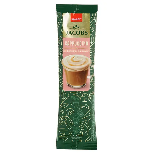 Напиток кофейный Jacobs Unsweetened Cappuccino без сахара, 14 г (813046) - фото 2