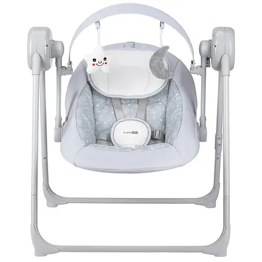 Гойдалка дитяча FreeON Snuggy stars light grey (84928) - фото 3