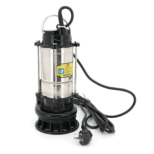 Занурювальний насос 550W 220V до 6 м³/год підйом до 9 м 40 мм нержавіюча сталь 400х180х180 мм 6,1 кг + перехідник - фото 3