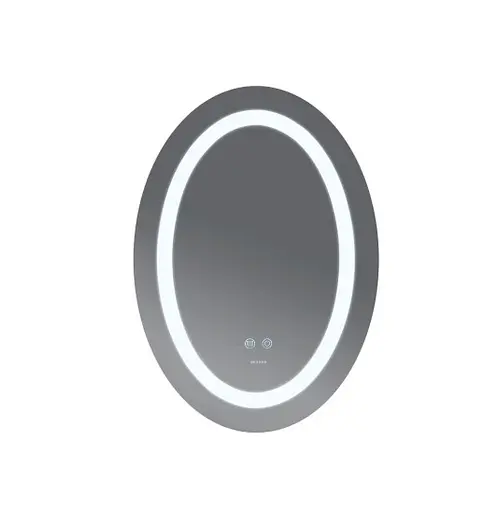 Дзеркало Mixxus PLAIN MV03-50x70 з LED Touch, Anti-fog, димером, регулюванням яскравості (MI6664) - фото 2