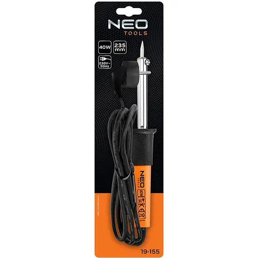 Паяльник электрический Neo Tools 40 Вт 450°C никелированная медь (19-155) - фото 8