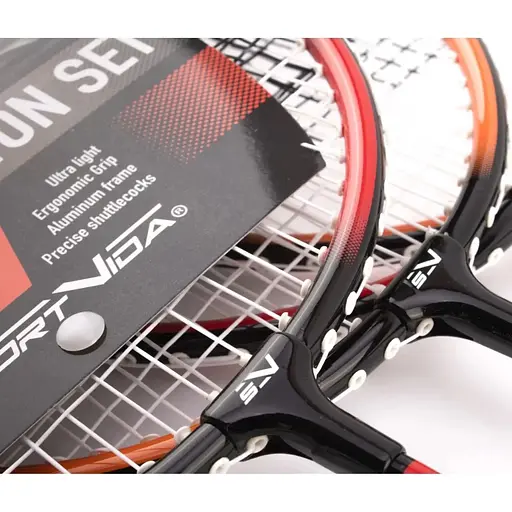 Набір для бадмінтону SportVida Pro 2 шт ракетки + волан (SV-SE0002) - фото 2