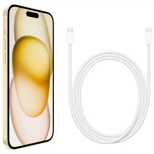Смартфон Apple iPhone 15 Plus 128 GB Yellow (MU123) [92590] - фото 14