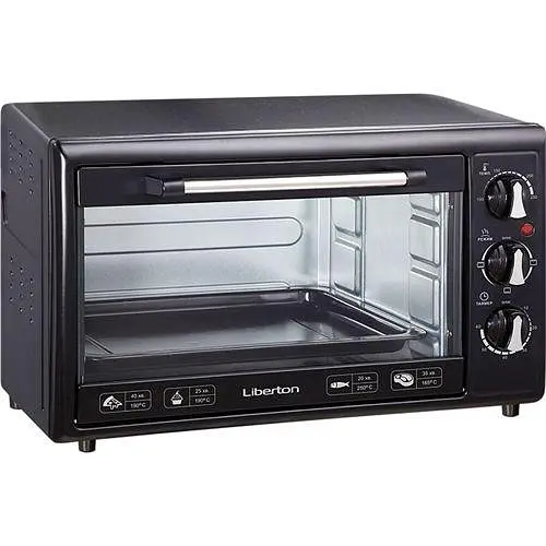Духовка настольная Liberton LEO-350 Black - фото 1