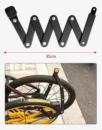 Складной кодовый велозамок Jakroo K510 - фото 7