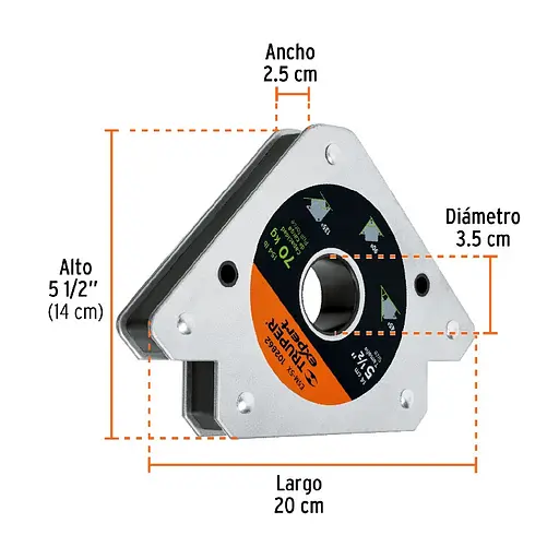 Магнитный уголок Truper ESM-5X для сварки - фото 3
