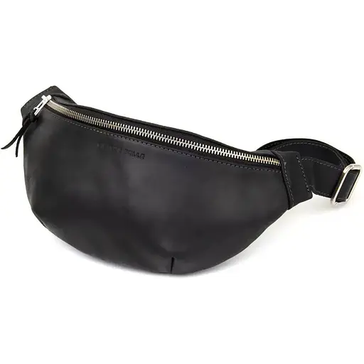 Жіноча шкіряна сумка-бананка Grande Pelle 11х26х7 см sum0026374 - фото 1