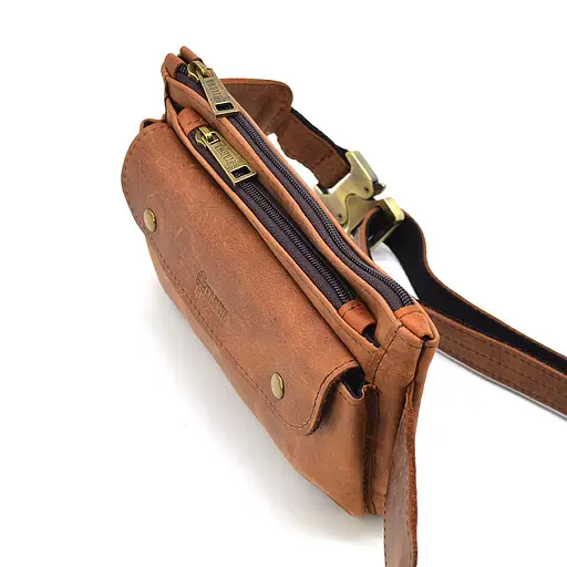 Шкіряна бананка Tarwa 24х15х3 см sum0025660 - фото 6