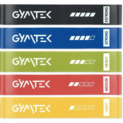 Набор резинок для фитнеса Gymtek 0,5-30кг 5 штук