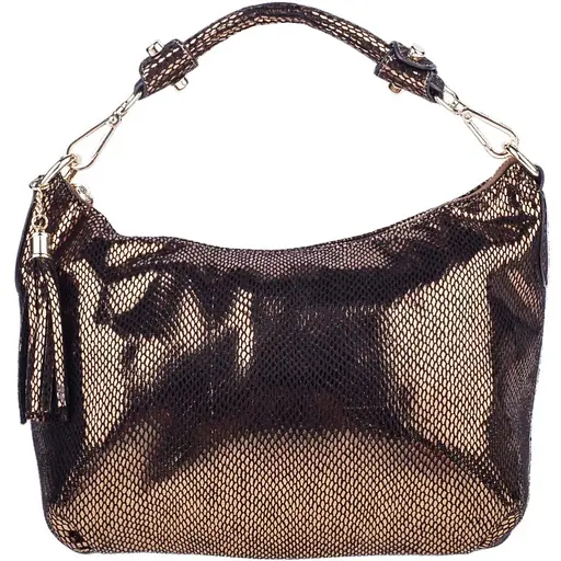 Жіноча сумка Realer P112 антична латунь - фото 1