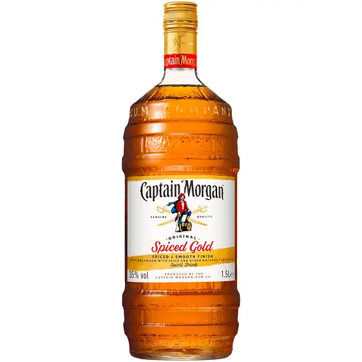 Упаковка ромового напою Captain Morgan Spiced Gold 35% 9 л (1.5 л х 6 шт.) - фото 2
