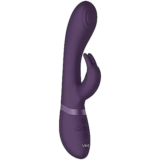 Вібратор-кролик Vive Cato 22 см (фіолетовий)