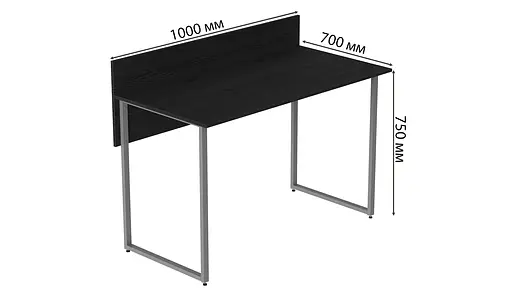 Компьютерный стол Скай 75x100x70 серый ДСП Сосна Кембра 16мм FRD-101565 - фото 3