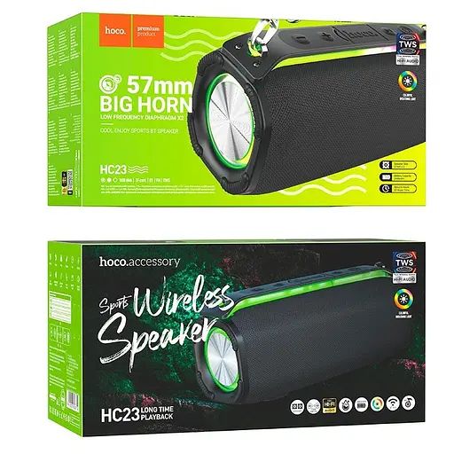 Акустика Hoco Rick sports BT speaker HC23 IPX4 бездротова сіра - фото 2