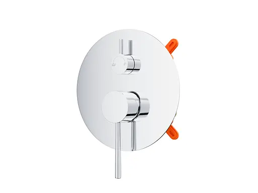 Душова система прихованого монтажу Corsan Lugo хром + BOX Z03MCH, Хром - фото 3