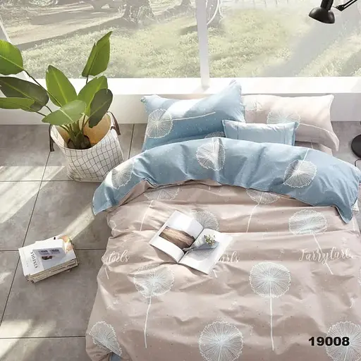 Комплект постільної білизни Viluta євро ранфорс 19008 100% бавовна - фото 1