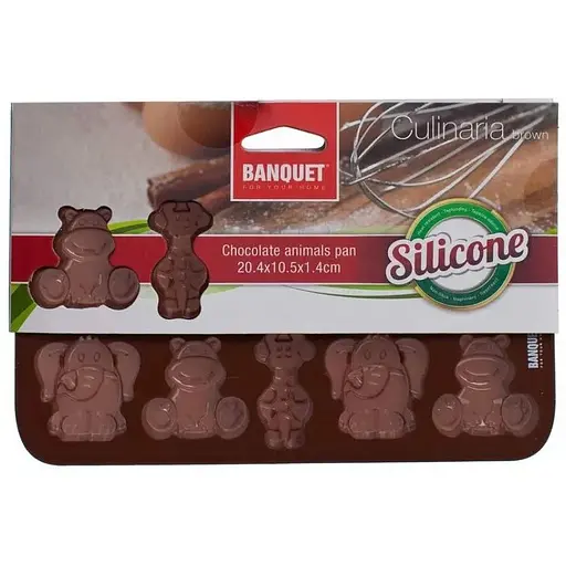 Форма силіконова для випічки 20.4x10.5cm Brown - фото 2