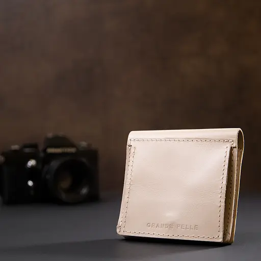 Женское кожаное портмоне Grande Pelle 10х10х1.5 см acs0018769 - фото 8