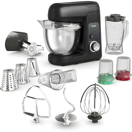 Кухонная машина Tefal Bake Partner 1100Вт черный - фото 2