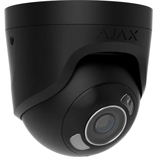 IP-камера Ajax дротова TurretCam HL Black 5мп, 2.8мм, гібридне підсвічування IR 35м, білий Led 50м, Poe, True WDR, IP 65, ІЧ 35м, аудіо, кут огляду 100° до 110°, - фото 5