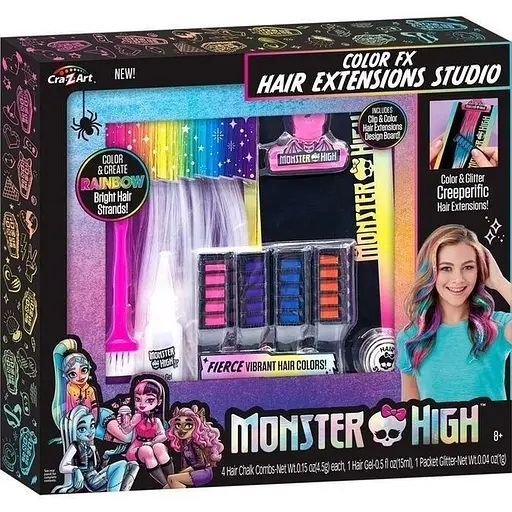 Набор для творчества Cra-Z-Art Monster High Colour FX Студия наращивания волос (72234CRA)
