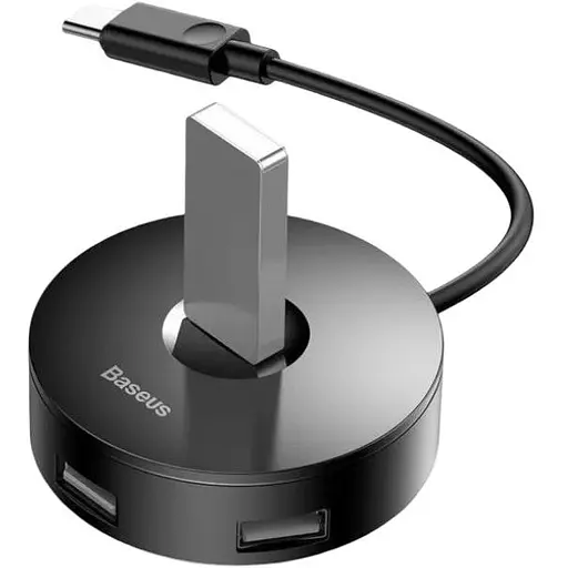 Удлинитель хаб Baseus round box Hub adapter usb 1 метр CAHub-G01 - фото 1