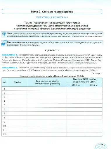 Географія 9 клас. Робочий зошит для практичних та контрольних робіт - фото 5