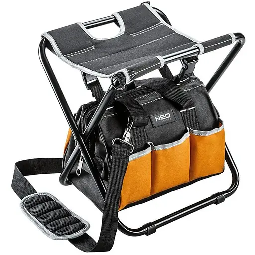 Табурет NEO Tools складной с монтерской сумкой 340x90x460 мм 84-306 - фото 1