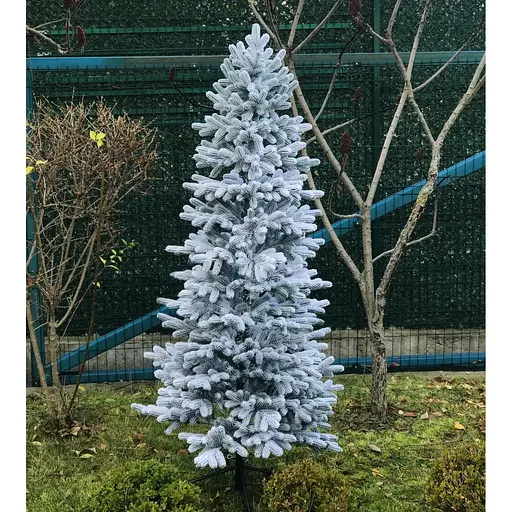 Елка Hvoya Traditional Slim литая 220 см заснеженная - фото 5