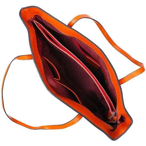 Сумка кожаная женская Vintage 36х30х12 см sum0022696 - фото 4